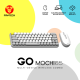 Combo miš tastatura wireless Fantech WK-896 GO Mochi65 sivi - 213766-1