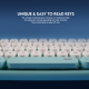 Combo miš tastatura wireless Fantech WK-896 GO Mochi65 sivi - 213766-1