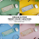 Combo miš tastatura wireless Fantech WK-896 GO Mochi65 sivi - 213766-1