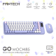 Combo miš tastatura wireless Fantech WK-898 GO mochi85 ljubičasta - 221133