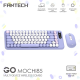 Combo miš tastatura wireless Fantech WK-898 GO mochi85 ljubičasta - G221133