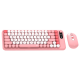 Combo miš tastatura wireless Fantech WK-898 GO mochi85 pink - G221132