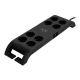 COMMEL Produžni kabl sa 8 i i 2x USB C380-110, crna - C380-110