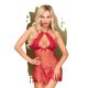 Crvena sexy haljina S-M M-L L-XL - 4004464