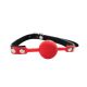 Crvena silikonska kugla za usta Red Silicone Ball Gag - ff001014
