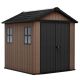 KETER Baštenska kućica Newton plus wide 7x7.5, braon - CU 261859