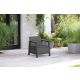 KETER Baštenske fotelje sa box stolom Scandi linea, grafit - CU 270925