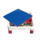 KETER Sto dečiji Constructable sa dve stolice set, crvena/plava/bela - CU 227497