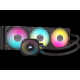 CORSAIR Kuler sa vodenim hlađenjem za CPU iCUE Link Titan 360 RX RGB/AIO 360mm triple fan, crna - CW-9061018-WW