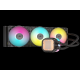 CORSAIR Kuler sa vodenim hlađenjem za CPU iCUE Link Titan 360 RX RGB/AIO 360mm triple fan, crna - CW-9061018-WW