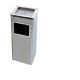 BSM Spoljna četvrtasta kanta za otpatke sa pepeljarom D-032S, inox - D-032S