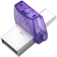 KINGSTON USB flash memorija 2-in-1 64GB, siva/ljubičasta - 073814