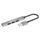 USB HUB 4port Manhattan 168427 3.0/3xUSB 2.0 480Mbps/1xUSB 3.0 5Gbps/sivi - EP2922666
