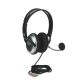 Slušalice sa mikrofonom Manhattan Classic 175555, black - EP2950741