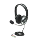 Slušalice sa mikrofonom Manhattan Classic 175555, black - EP2950741
