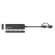 USB-C HUB 4port Manhattan 180863 3.2 G1+USB-C/5Gbps/Crni - EP3020426