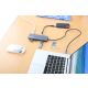 MANHATTAN Docking station 190459 9in1 USB-C - 1xHDMI/5xUSB/LAN/CR/PD 100W - EP3197369