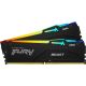 RAM DDR5 Kingston 64GB (2x32GB) 6400Mt/s FURY Beast RGB EXPO KF564C32BBEAK2-64 - EP2850982
