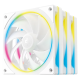 Ventilatori za kuciste 3in1 FL12 SE DeepCool Beli, R-FL12SE-WHAPN3-G - EP2838641