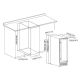 Ugradni vinski frižider HEINNER HRV-ABI56DRL20 /56l/20boca(750ml)/1zona - EP2962645