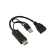 Adapter konverter HDMI M. na Displayport M.F. Kettz H2DP-023 0.23CM 4K60Hz - EP3011314