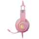 Slušalice žične gaming Rampage RM-K91 X-CATTY 7.1 RGB roze 36032 - EP3098631