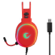 Slušalice žične gaming Rampage ROGUE RGB crvene 35132 - EP3098517