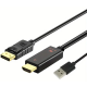 HDMI M. na Displayport M. Kabl 1.8m Kettz H2DP-K180 4K 60Hz - EP3247557