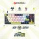 FANTECH Tastatura Mehanicka Gaming MK877S RGB Atom 87S Mori bela (taro switch) - EP3169520