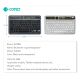Tastatura Coteci Crystal 84008 Wireless transparent crna - EP3055693
