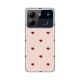 Maska za ZTE Blade A54 Beige Hearts Silikonska Print - 8021485