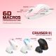 Mis Wireless Fantech WG11V2RD Cruiser II crni - EP3093782