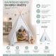 EDDY TOYS Tipi šator za decu tirkizni 120x120x150 cm - EP3270761
