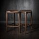 MEDA FURNITURE Drvena barska stolica Orah 40cm - OrahTerIzd40