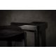 MEDA FURNITURE Drvena Barska stolica crna - CrnTerBar35