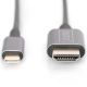 DIGITUS Kabl USB Tip C na HDMI 4K, 1.8m, crna - DA-70821