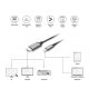 DIGITUS Kabl USB Tip C na HDMI 4K, 1.8m, crna - DA-70821