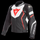 DAINESE Avro 4 kožna jakna crn/bel/flu-crv - DAI153381023A