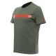 DAINESE Stripes majica zel/flu-crv - DAI189687381H