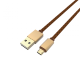 Data kabl LDNIO LS25 micro USB zlatni 1m - 44751