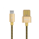 Data kabl REMAX Silver serpent series RC-080m micro USB zlatni 1m - 51872