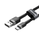 Kabel Baseus cafule HW Quick Charging Type-C 40W 1m sivo crni - CATKLF-PG1