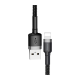 Kabel Baseus cafule USB iPhone Lightning 2.4A sivo-crni 0.5m - CALKLF-AG1