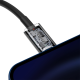 Kabel Baseus Superior PD Fast Charging Type-C na Lightning 20W crni 1m - CATLYS-A01