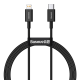 Kabel Baseus Superior PD Fast Charging Type-C na Lightning 20W crni 1m - CATLYS-A01