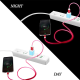 Kabel LED iPhone Lightning beli. - 046287