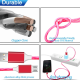 Kabel LED iPhone Lightning beli. - 046287