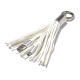 Kabel sa priveskom Micro USB beli. - 017238