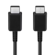 Kabell Samsung 2xUSB-C muski 3A crni - EP-DA705-BBE