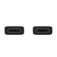 Kabell Samsung 2xUSB-C muski 3A crni - EP-DA705-BBE